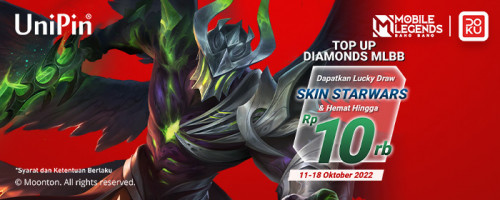 PROMO OKTOBER – Top up Diamonds MLBB Hemat Rp10.000 Pakai Doku Wallet!